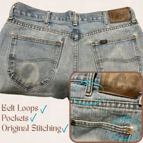 Back to work jeans detail