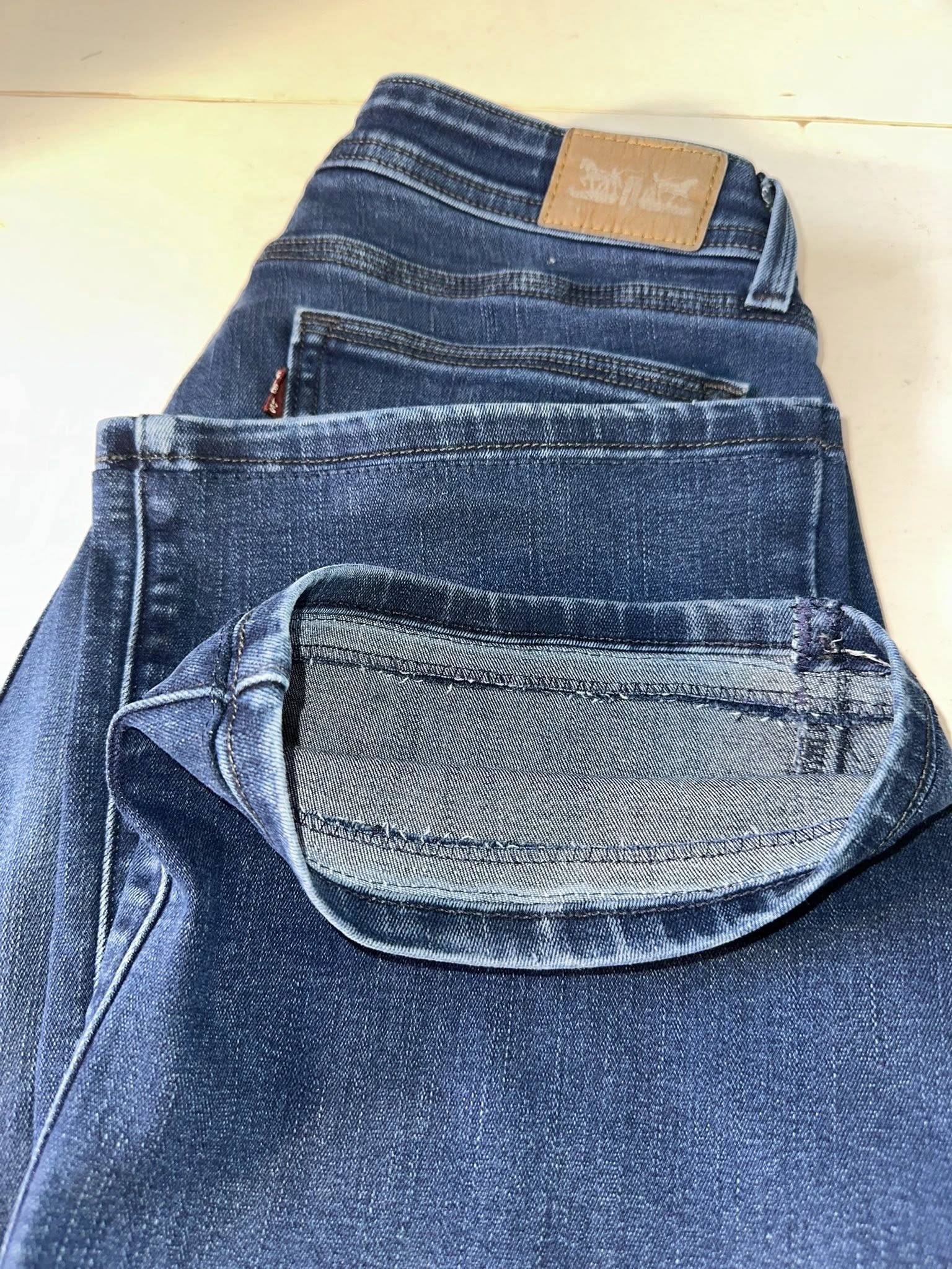 Jeans alteration close up 2
