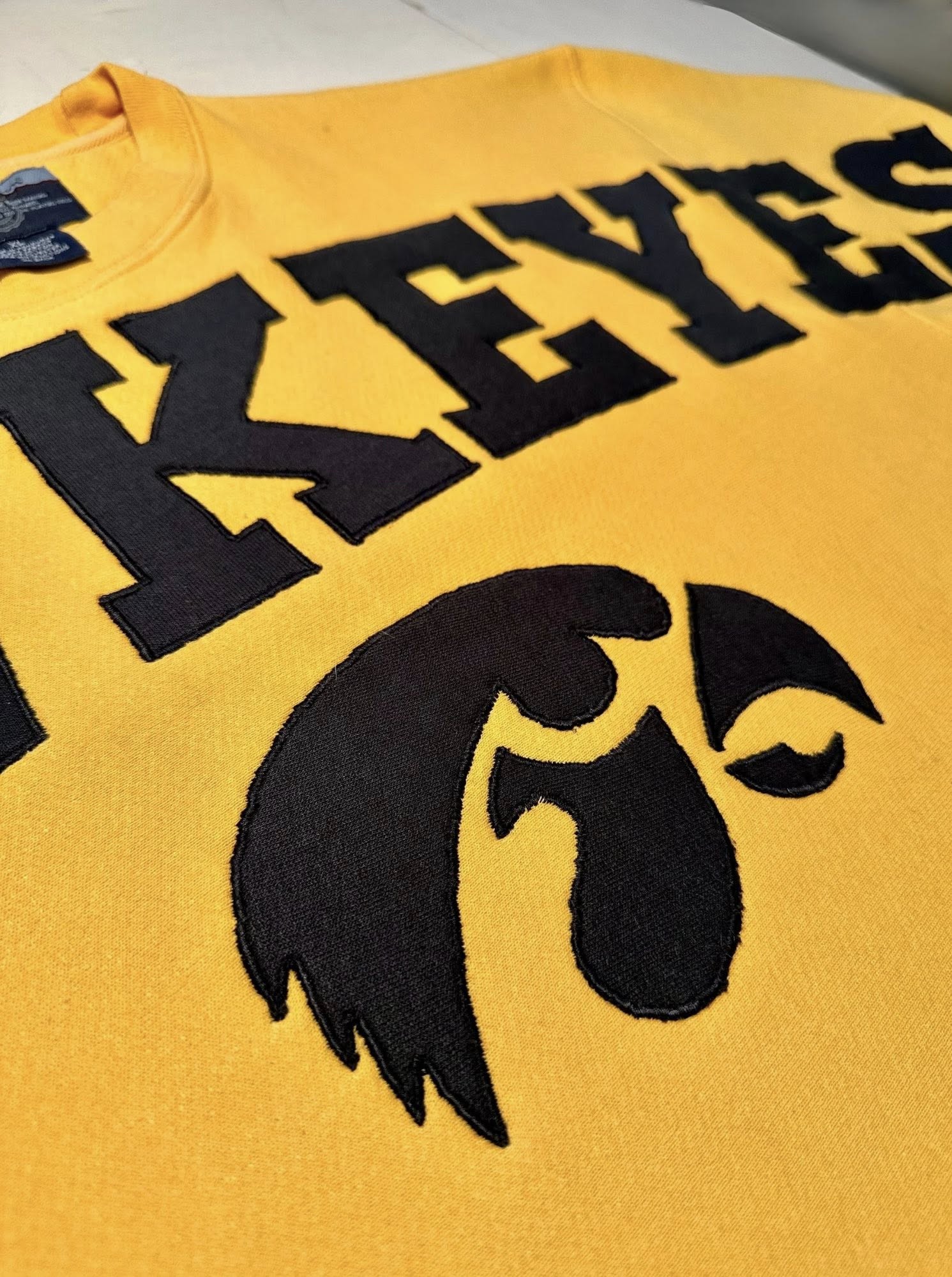 Hawkeyes sweater detail