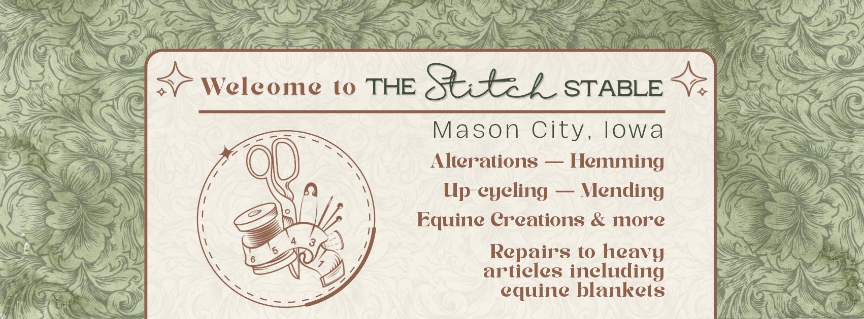Welcome to The Stitch Stable — Mason City, Iowa